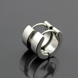 Punk Black Steel Earrings For Men