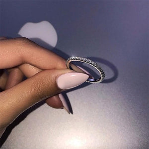 Crystal Silver Ring For Women